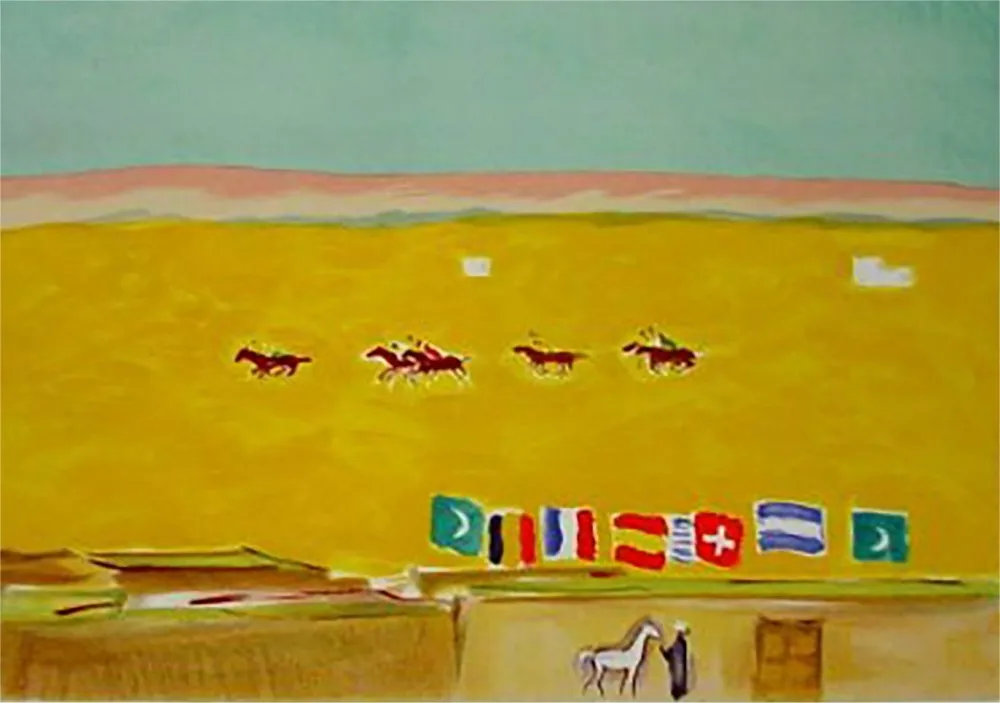 Литография Van Dongen - Polo in Alexandria