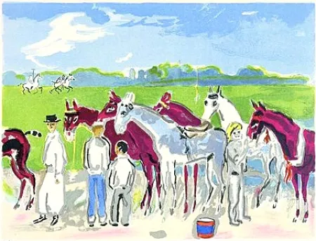 Литография Van Dongen - Polo or Deauville