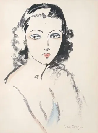 Трафарет Van Dongen - Portrait de Femme