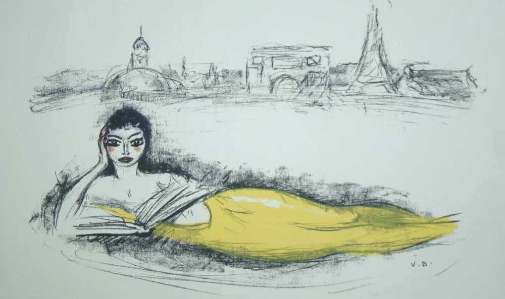 Литография Van Dongen - Sirène de Paris