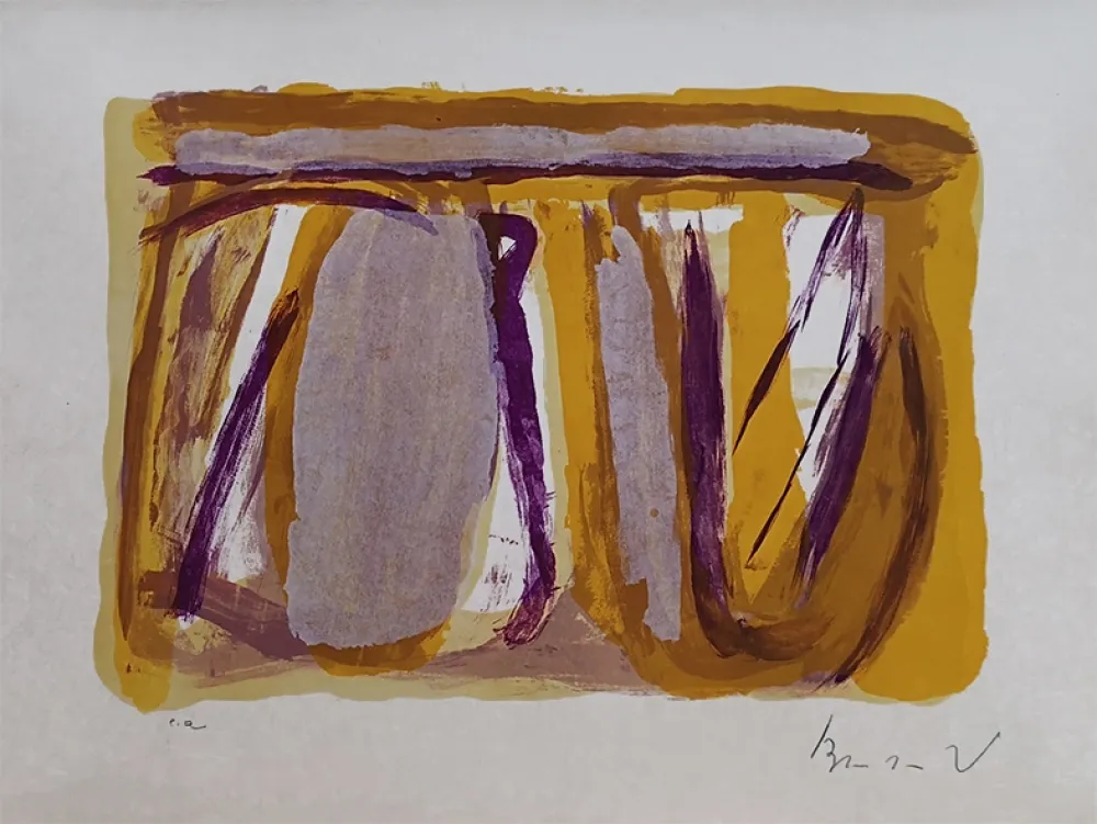 Литография Van Velde - Apaisement 