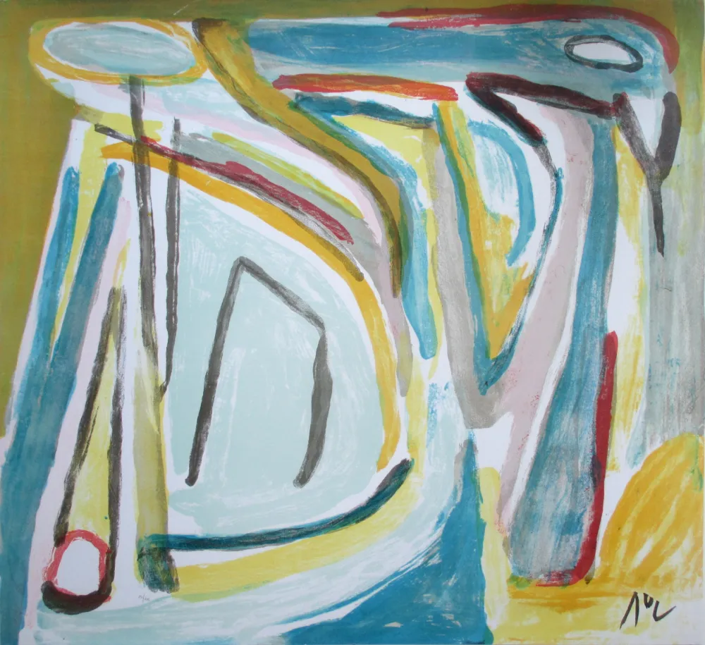 Литография Van Velde - Appel