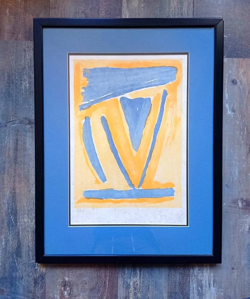 Нет Никаких Технических Van Velde - Bram van Velde - Composition abstraite, lithographie signed sur papier japon