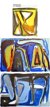 Иллюстрированная Книга Van Velde - BRAM VAN VELDE. Derrière le Miroir n° 216. Nov. 1975.