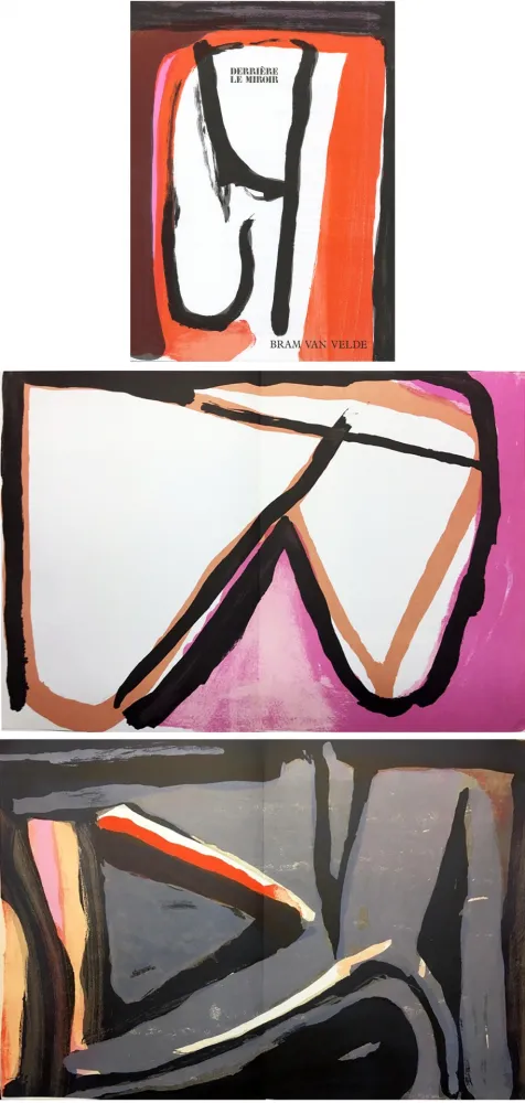 Иллюстрированная Книга Van Velde - BRAM VAN VELDE. Derrière le Miroir n° 240. Octobre 1980.