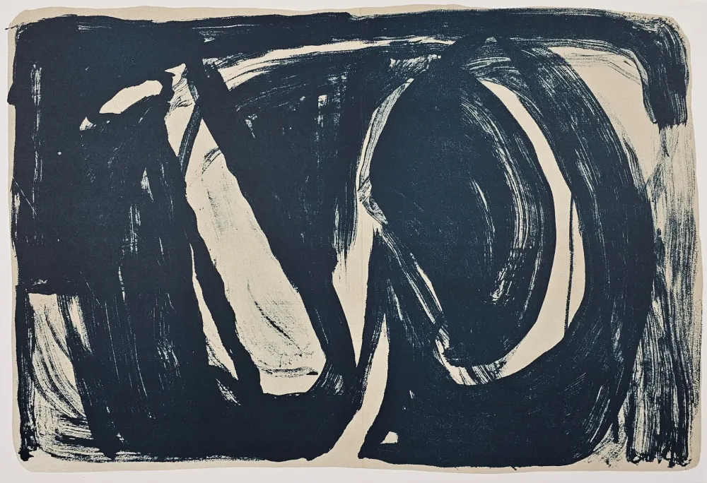 Литография Van Velde - Chinese Magician