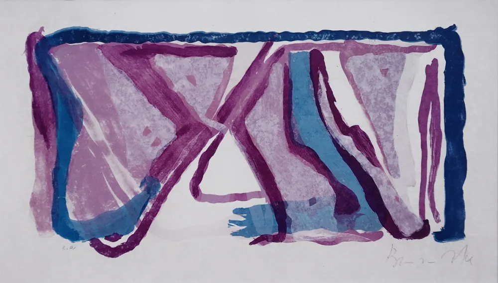 Литография Van Velde - Composition 170