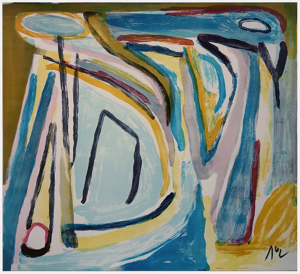 Литография Van Velde - Composition