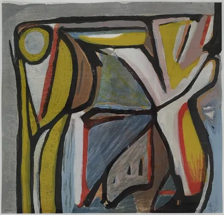 Литография Van Velde - Composition