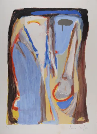 Литография Van Velde - Composition MP 059, 1970 - Hand-signed