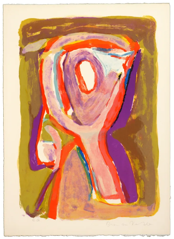 Литография Van Velde - Crepuscule