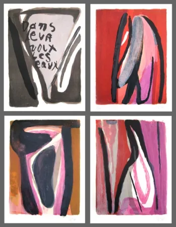 Иллюстрированная Книга Van Velde - Dans leurs voix les eaux