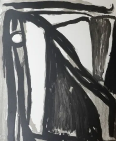 Литография Van Velde - Décantement