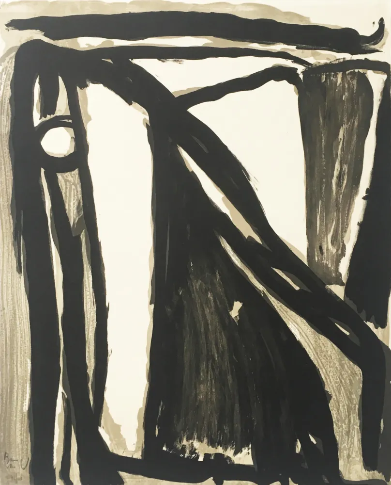 Литография Van Velde - Decantement