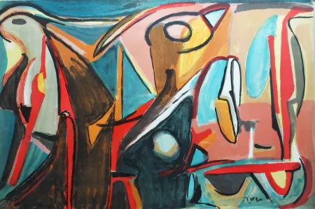 Литография Van Velde - Eclosion