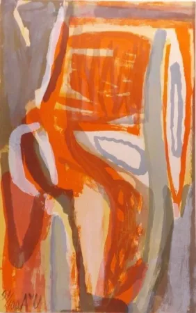 Литография Van Velde - Ecoute 