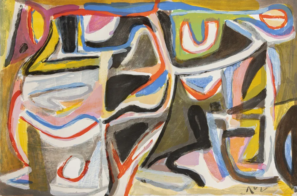 Литография Van Velde - Enigme