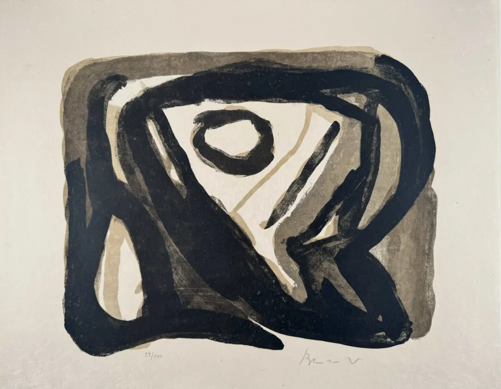 Литография Van Velde - La chose 