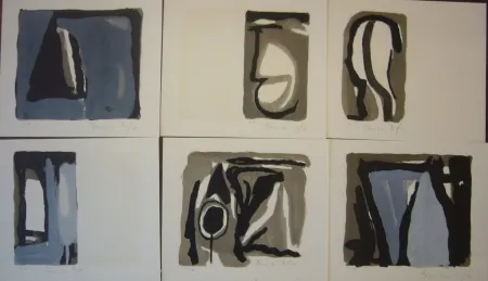 Литография Van Velde - La folie du jour