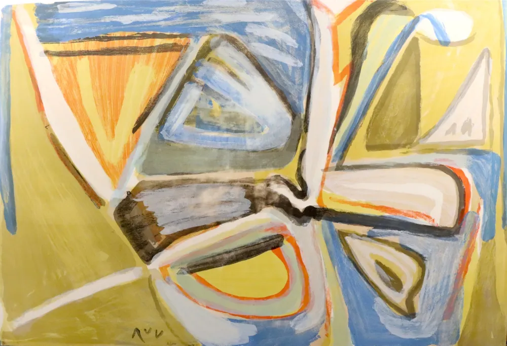 Литография Van Velde - Le bonheur de Matisse (MP 386)