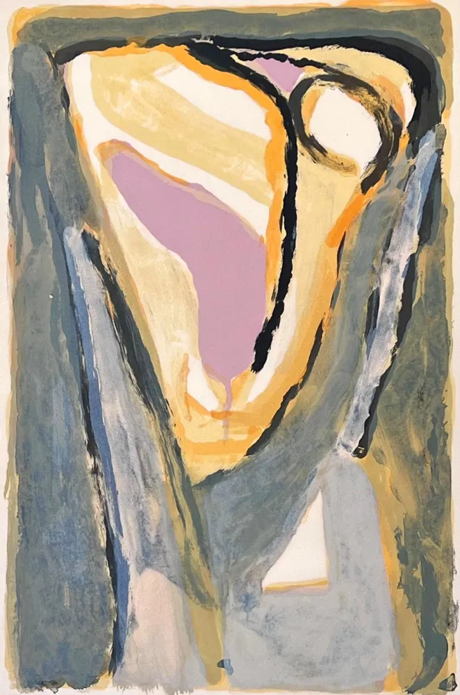 Литография Van Velde - Lumière pâle 