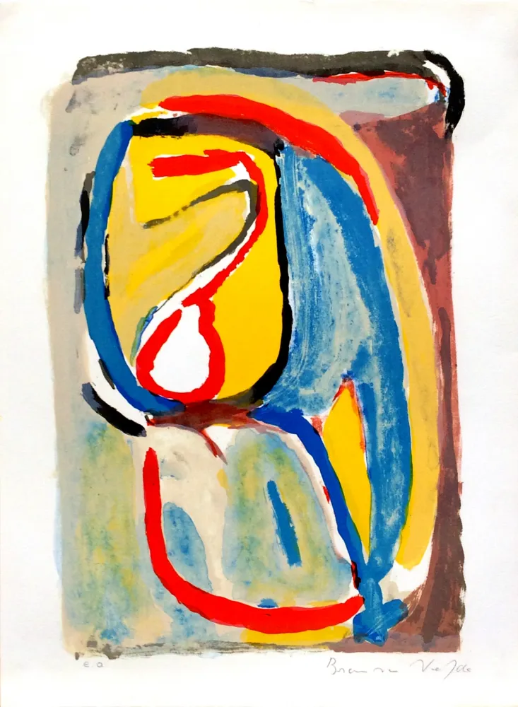 Литография Van Velde - MATIN