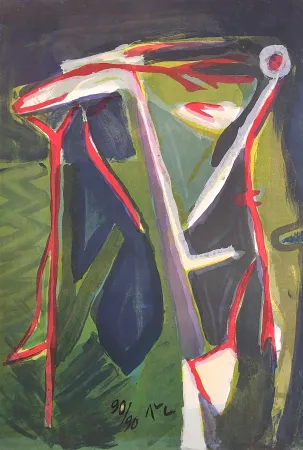 Литография Van Velde - MP 152 - Glauque