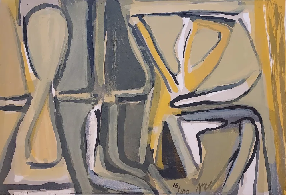 Литография Van Velde - MP 174 - Exhalaison