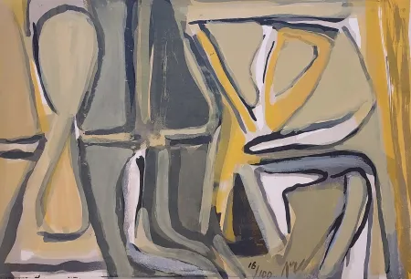 Литография Van Velde - MP 174 - Exhalaison