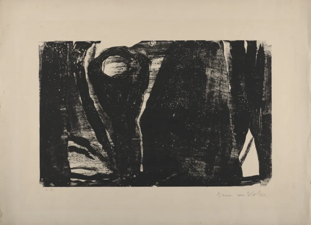 Литография Van Velde - MP 21, 1962 - Hand-signed