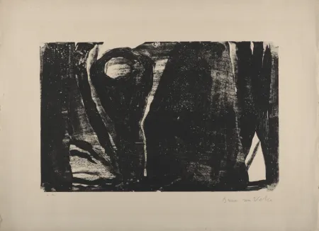 Литография Van Velde - MP 21, 1962 - Hand-signed