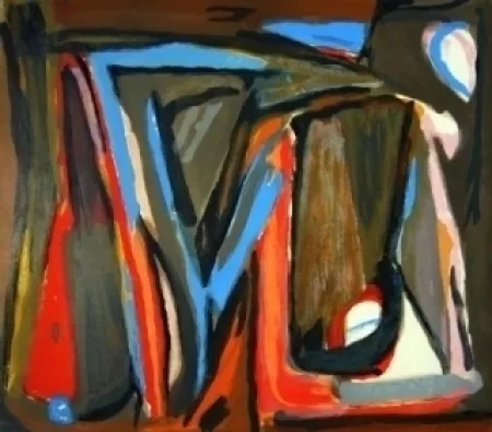 Литография Van Velde - MP 316 - Le tout