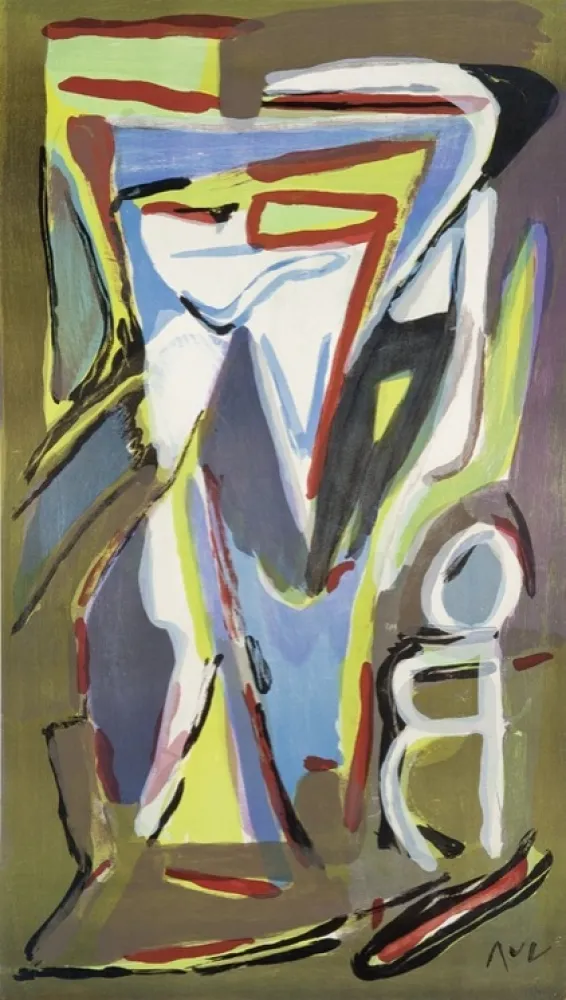 Литография Van Velde - MP 396 - Nord