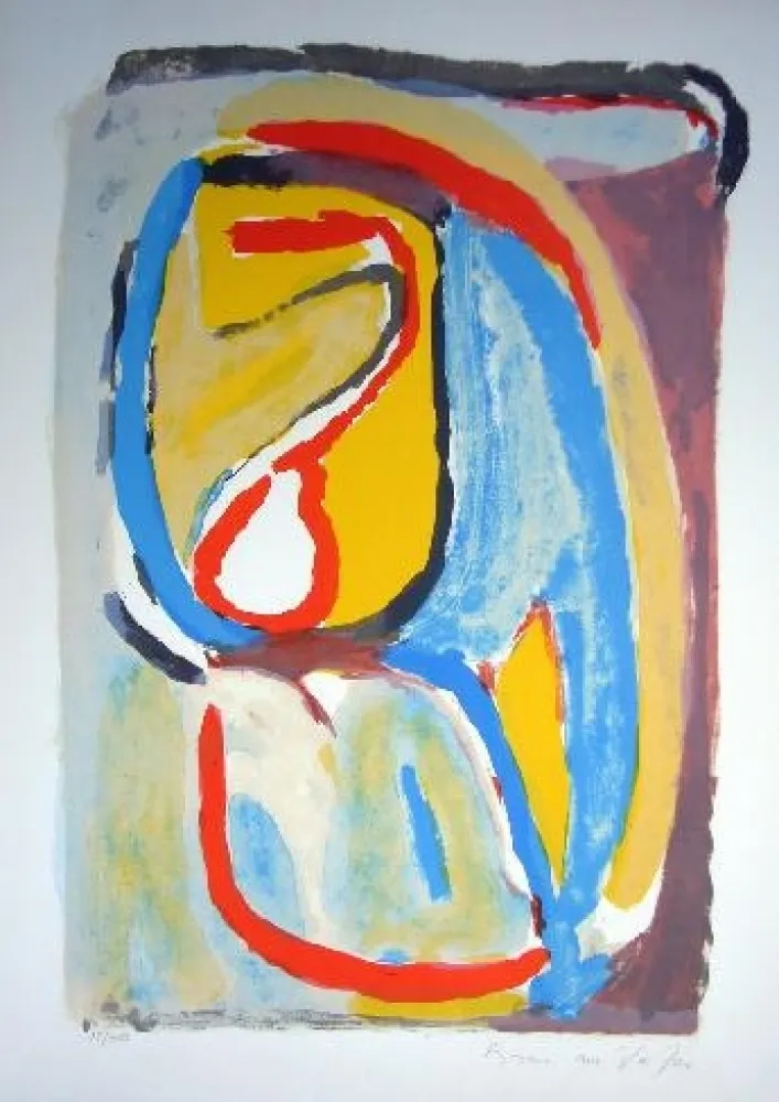 Литография Van Velde - MP 54 - Matin