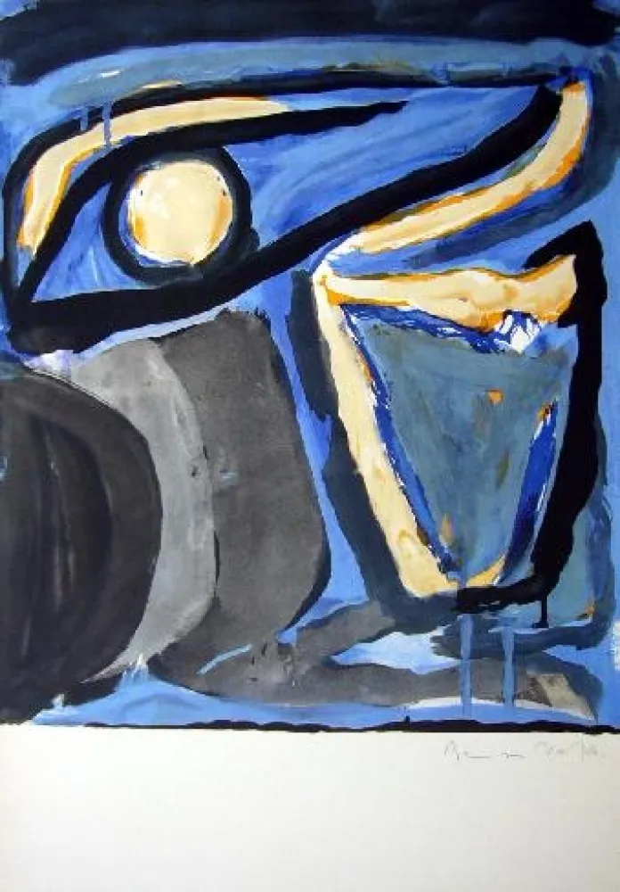 Литография Van Velde - MP 65 -Musée national d'Art moderne