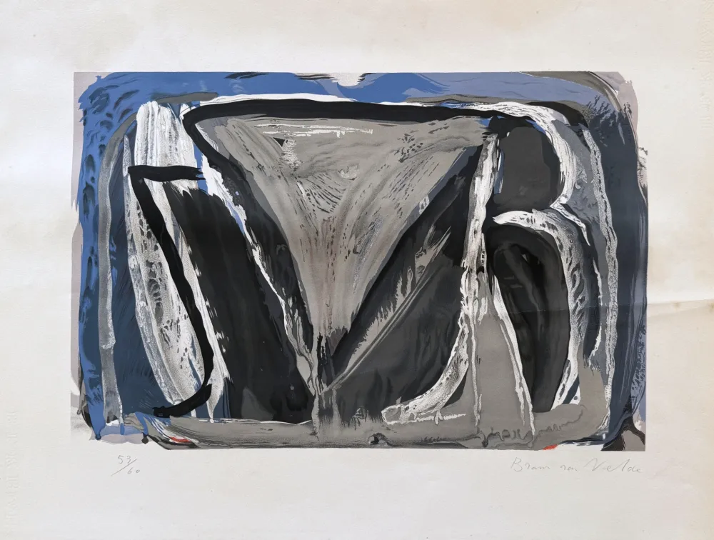 Литография Van Velde - MP15, 1962