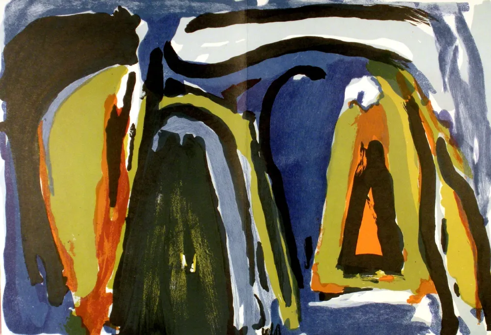 Литография Van Velde - Payage