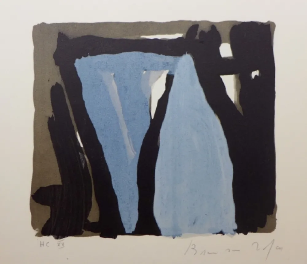 Литография Van Velde - Pour La folie du jour