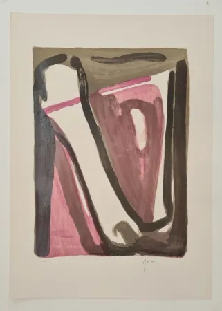 Литография Van Velde - Sans titre