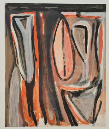 Литография Van Velde - Sans titre