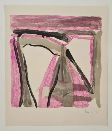 Литография Van Velde - Sans titre