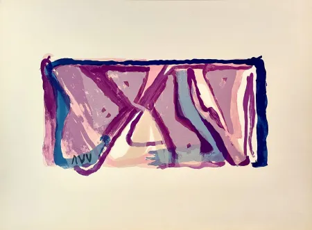 Литография Van Velde - Sans Titre