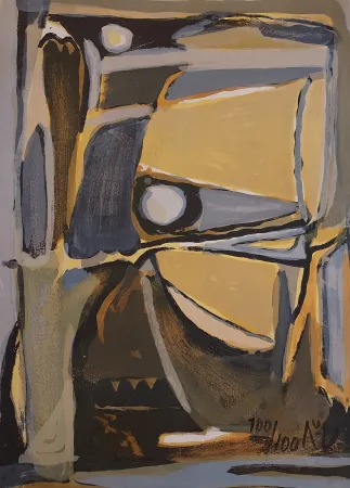 Литография Van Velde - Sans titre