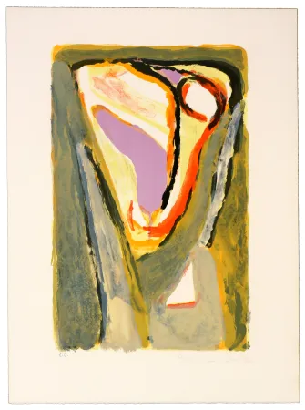 Литография Van Velde - Sans Titre