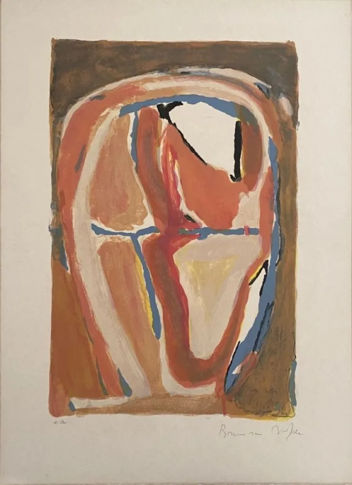 Литография Van Velde - Sans Titre 