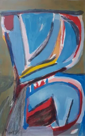 Литография Van Velde - Sans titre 