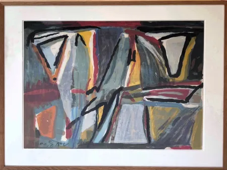 Литография Van Velde - Sans titre 