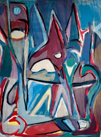 Литография Van Velde - Sans titre 