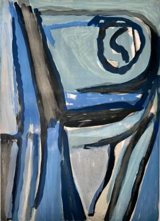 Литография Van Velde - Sans titre