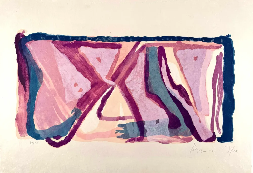 Литография Van Velde - Sans titre 